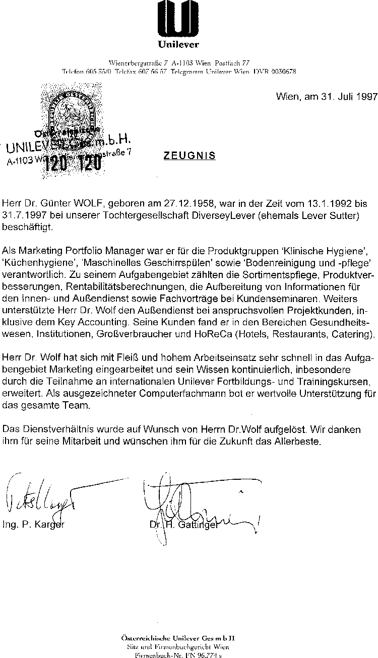 Unilever testimonial